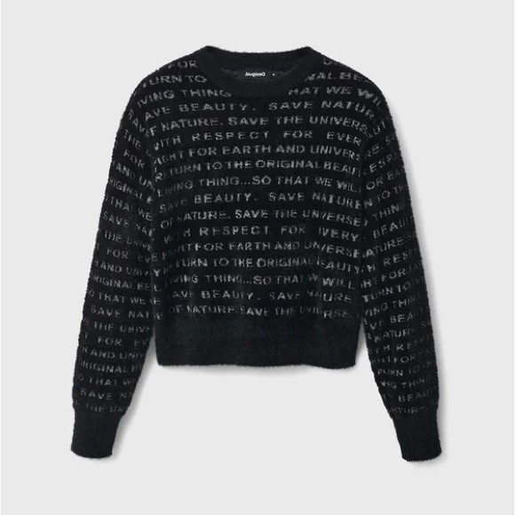 🔥NWT Desigual Manifesto Sweater - Picture 11 of 12